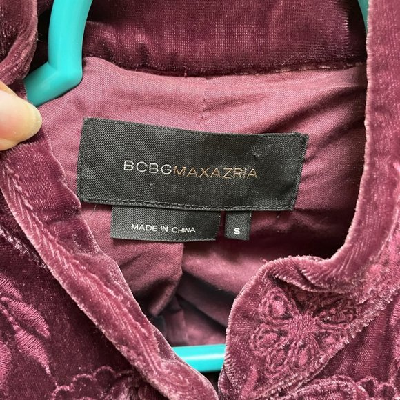 STUNNING Velvet Jacket Skirt, Intricate Embroidery- Max Azria (POCKETS!) - Picture 3 of 16